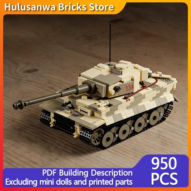 Heavy Equipment Battery - Тяжелый военный танк-конструктор MOC: Модульные строительные