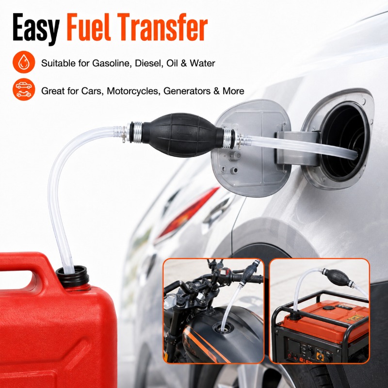 Diesel Water Pump - 1/3/5 шт. Ручной сифонный насос длиной