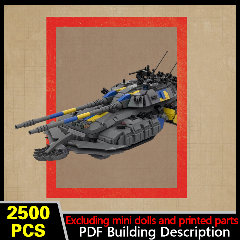Heavy Equipment Battery - Модель тяжелого штурмового танка MOC, конструктор