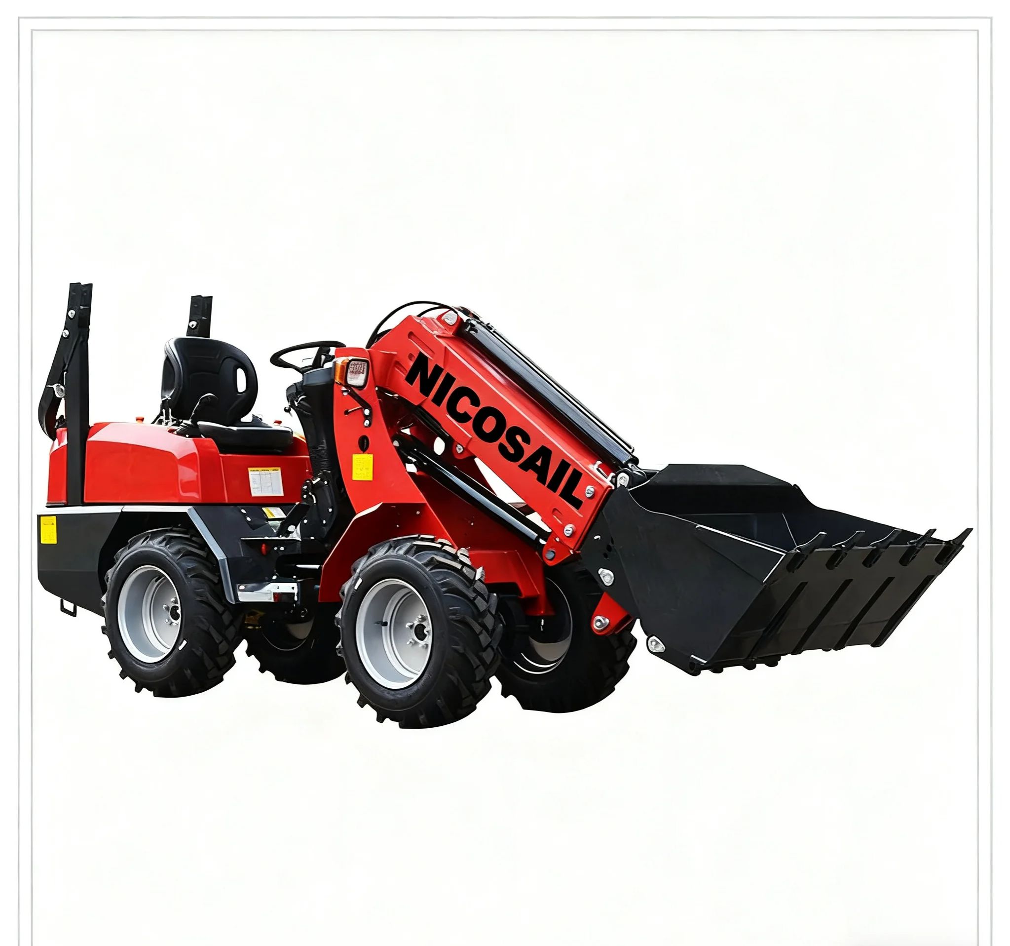 Wheel Loader - Китайский компактный фронтальный погрузчик с телескопической
