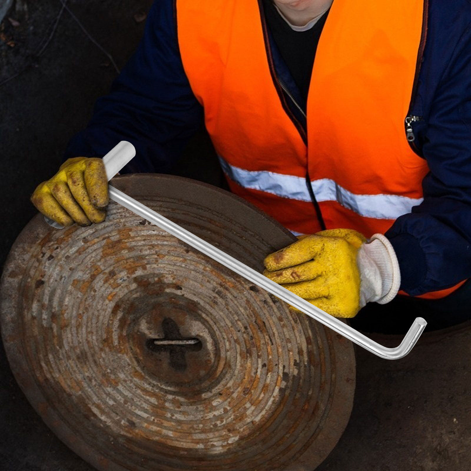 1 шт. крюк для крышки люка из  – обзор и цена Manhole Cover Lifting